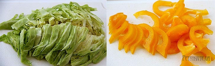 Рецепт приготування хрусткого вітамінного салату з молодих літніх овочів з грецькими горіхами.